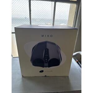 MIKO Y11 Foot Massager Shiatsu Heat Compression Black w/ Charger Open Box